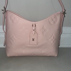 Louis Vuitton Light Pink Carry All PM
